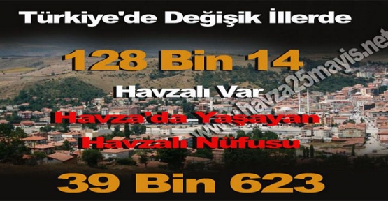 Türkiye’de Yaşayan 128 Bin 14 Havzalı Var